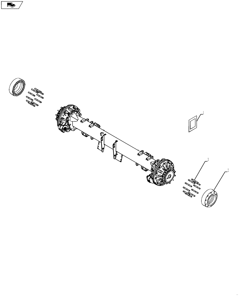 Схема запчастей Case IH 9120 - (88.044.01) - KIT, WHEEL SPACER (88) - ACCESSORIES