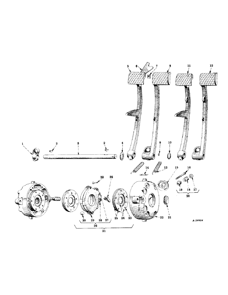 Схема запчастей Case IH SUPER-H - (141) - CHASSIS, BRAKES AND CONNECTIONS (12) - CHASSIS