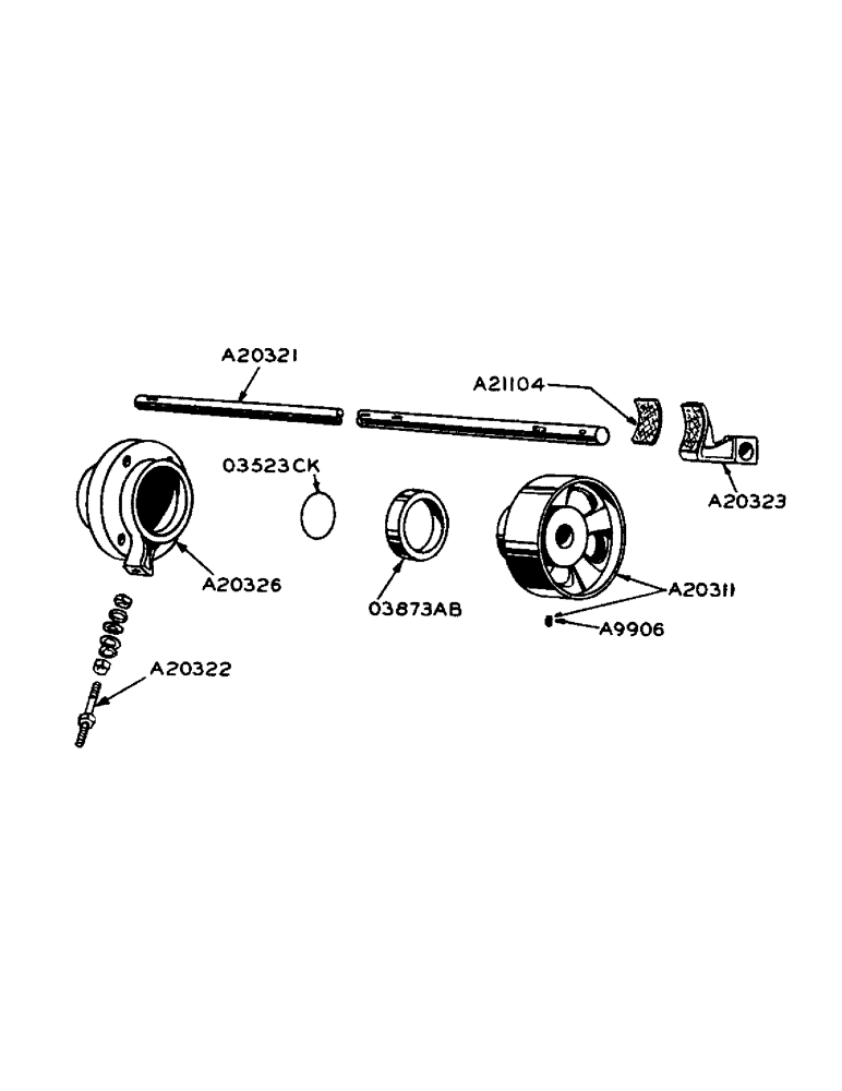 Схема запчастей Case IH 920 - (15) - TRANSMISSION BRAKE (07) - BRAKES