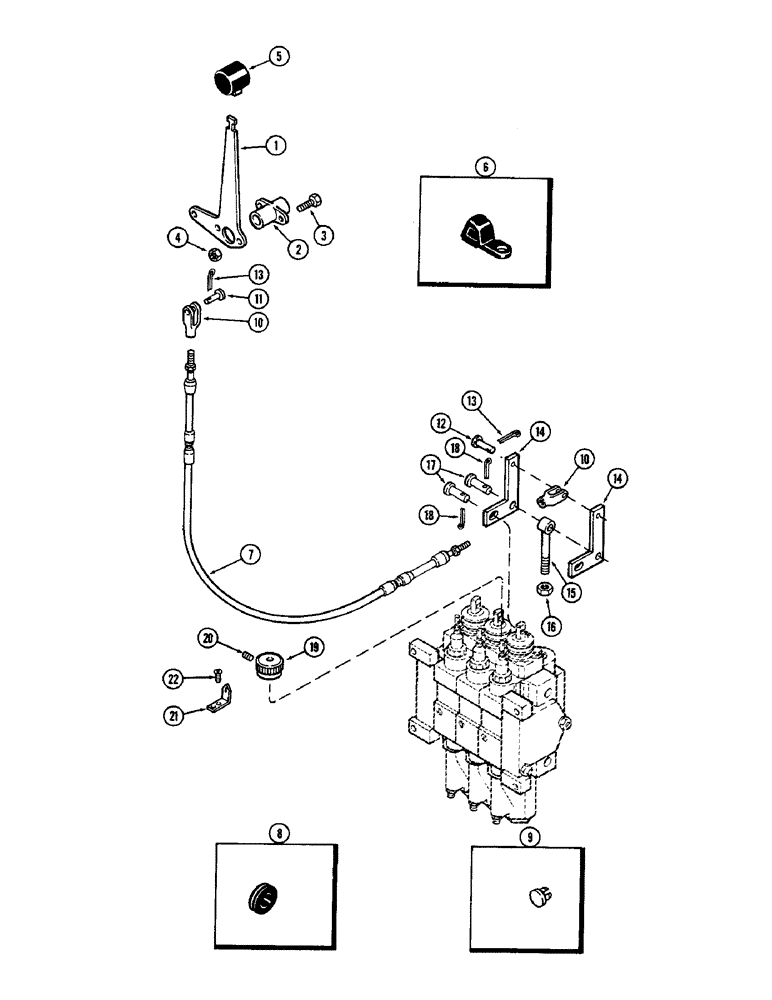 Схема запчастей Case IH 2590 - (8-276) - REMOTE HYDRAULICS, NUMBER 3 CIRCUIT (08) - HYDRAULICS