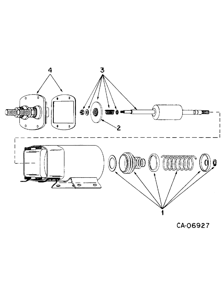 Схема запчастей Case IH 4786 - (08-06) - ELECTRICAL, SOLENOID SWITCH (06) - ELECTRICAL