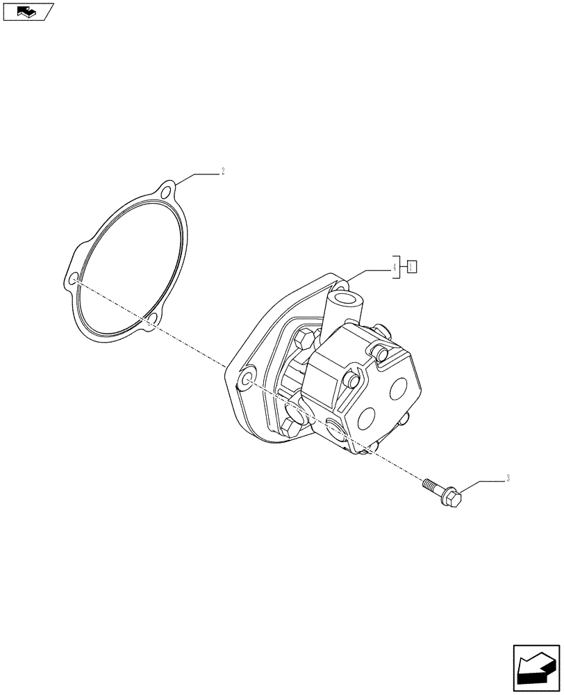 Схема запчастей Case IH F3BFE613B A001 - (10.210.01) - FUEL PUMP (504053973) (10) - ENGINE