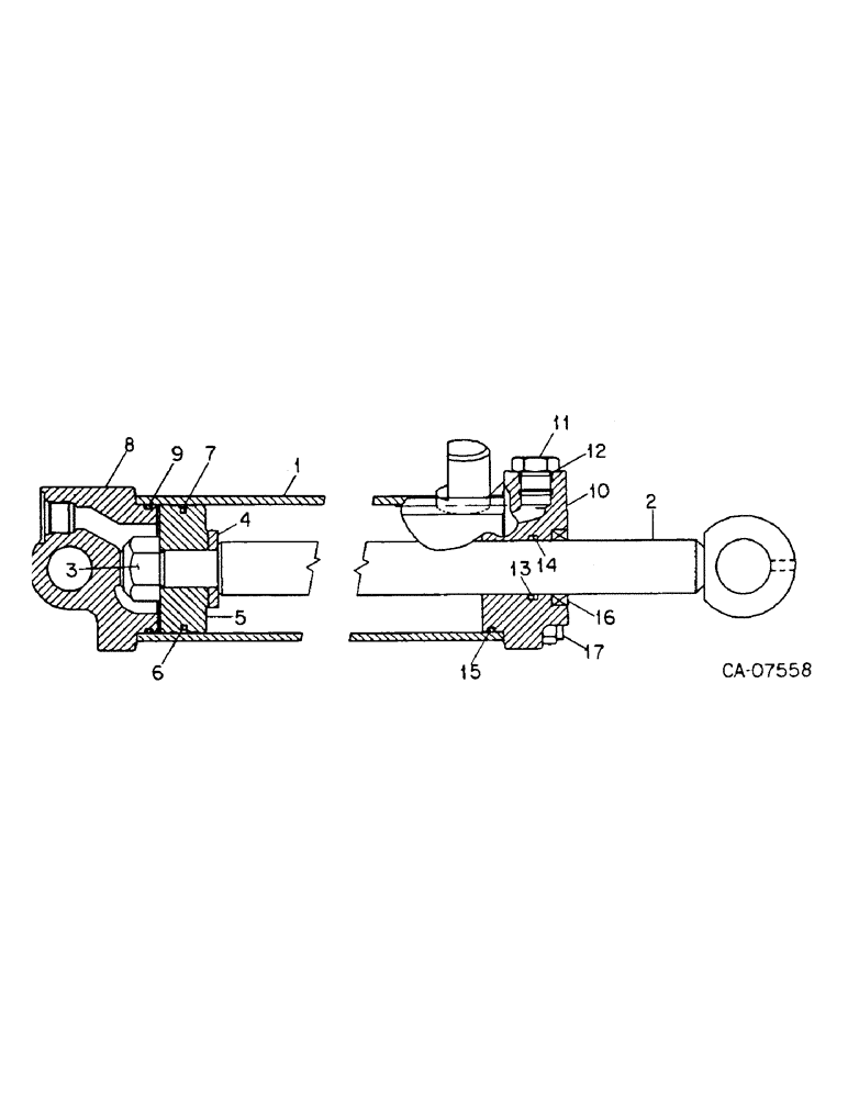 Схема запчастей Case IH 92 - (YB-25) - HYDRAULIC CYLINDER, 3 X 16 