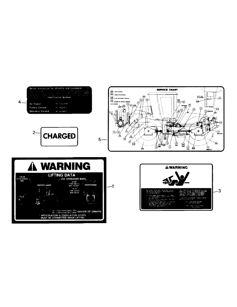 Схема запчастей Case IH CR-1225 - (09-04) - MISCELLAEOUS DECALS (13) - DECALS