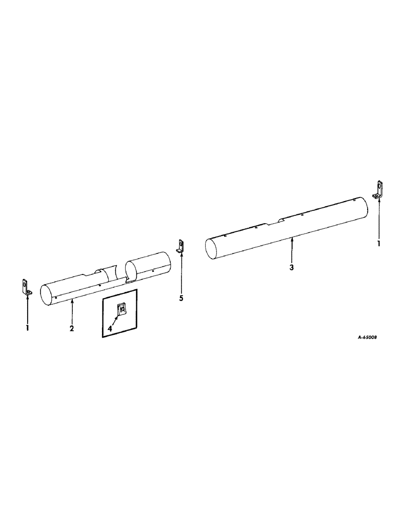 Схема запчастей Case IH 503 - (283) - AXLE FINAL DRIVE SHAFT SHIELDS (88) - ACCESSORIES