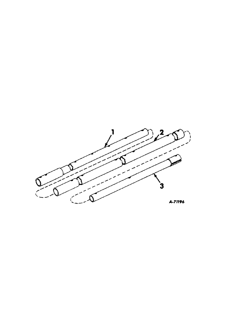 Схема запчастей Case IH VARIOUS - (B-137[1]) - TELESCOPING REACH POLE 