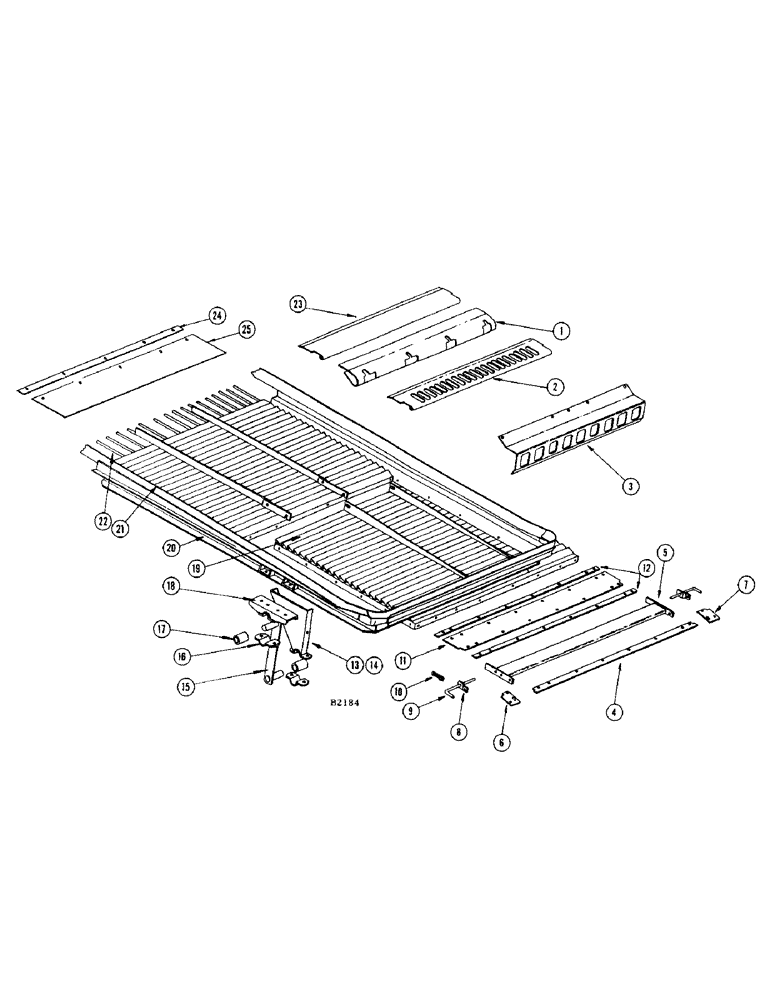 Схема запчастей Case IH 400 - (060) - GRAIN PAN (74) - CLEANING