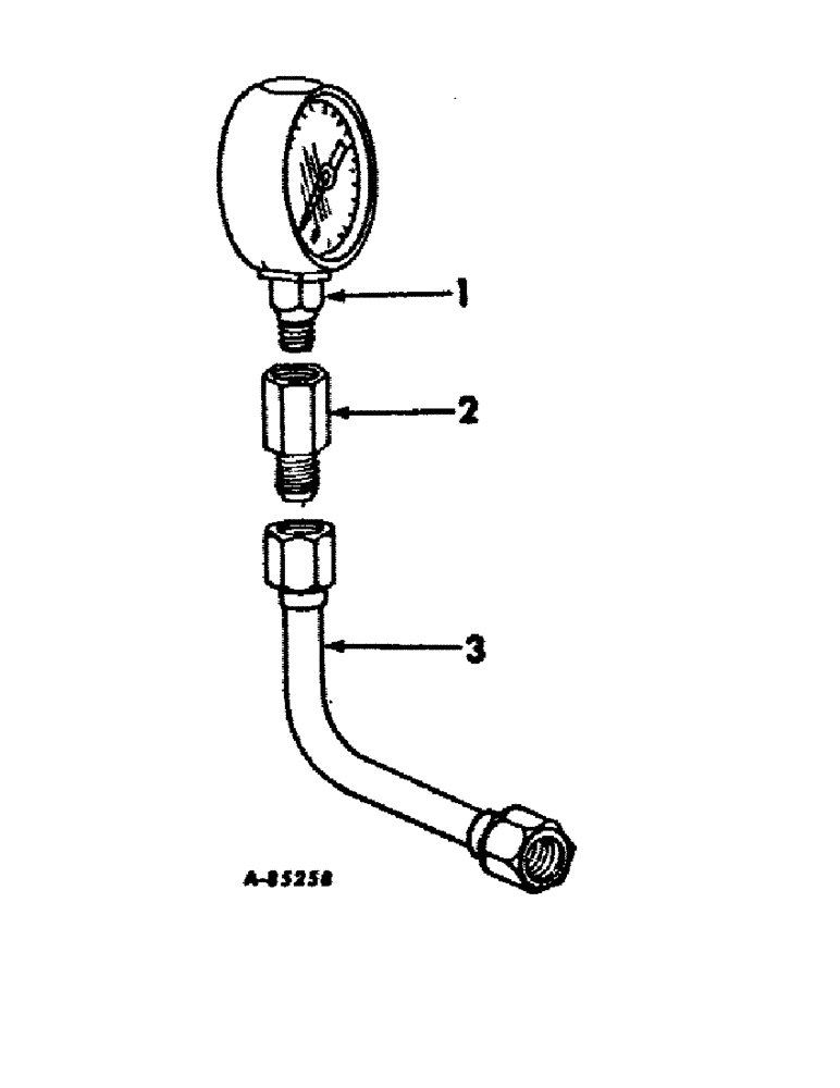 Схема запчастей Case IH 2400 - (B-33) - HYDRAULIC OIL PRESSURE GAGE (35) - HYDRAULIC SYSTEMS