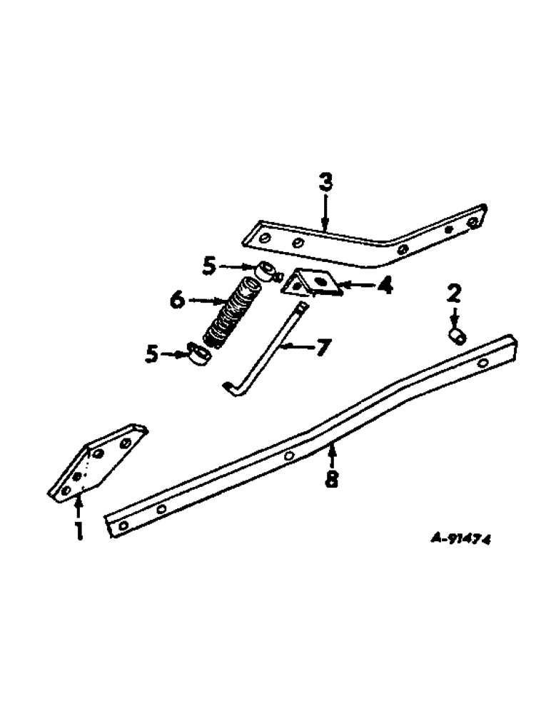 Схема запчастей Case IH LIQUID - (B-51) - LIQUID FERTILIZERS, DISK APPLICATOR BOOT ATTACHING BAR AND BRACKET / PRODUCT GRAPHICS 