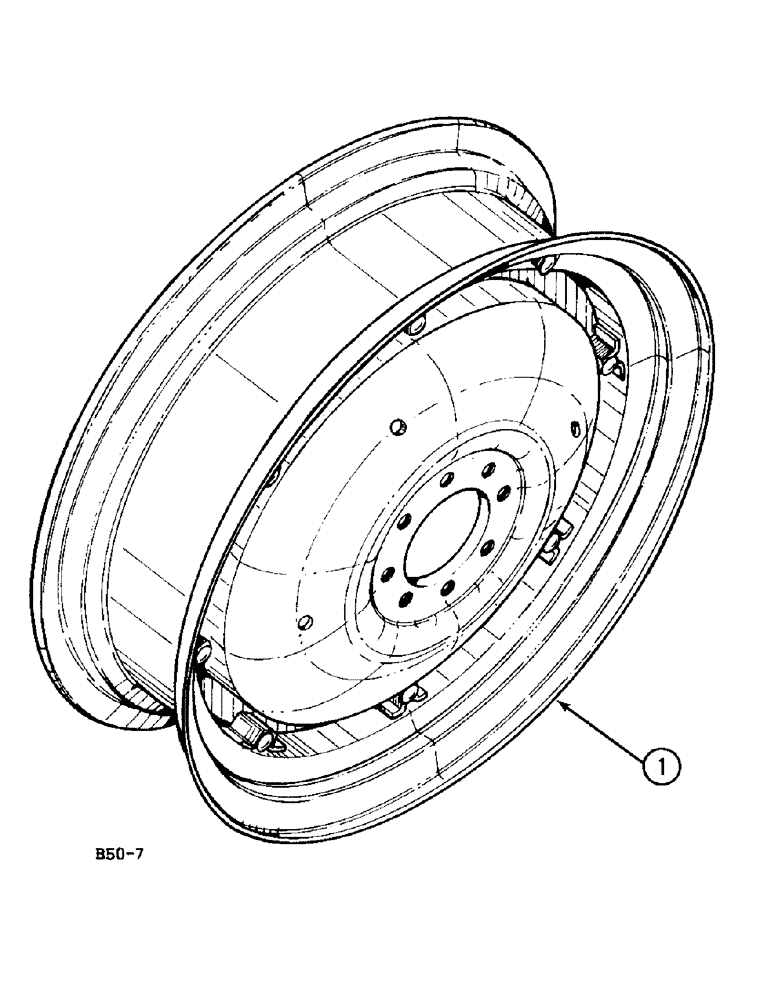 Схема запчастей Case IH 248 - (9-938) - REAR WHEELS (06) - POWER TRAIN