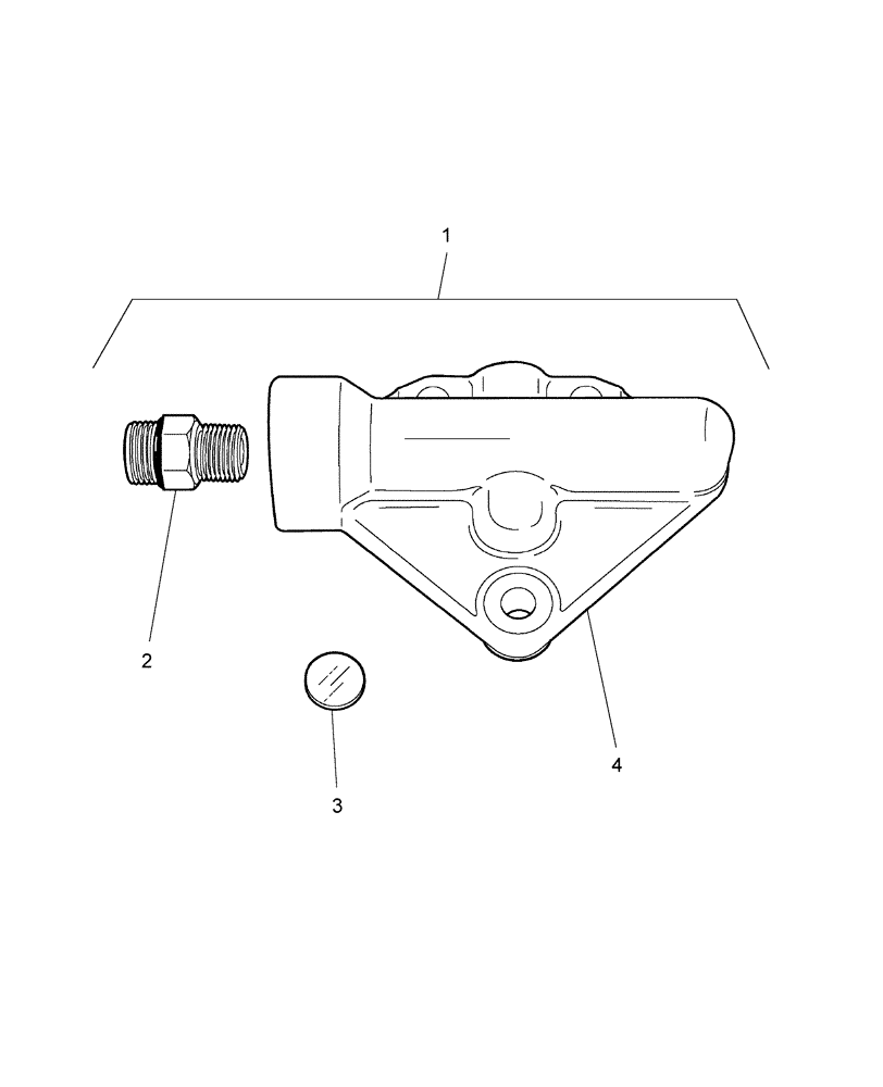 Схема запчастей Case IH FARMALL 60 - (07.02.02) - HYDRAULIC BREATHER KIT 87304823 (07) - HYDRAULIC SYSTEM