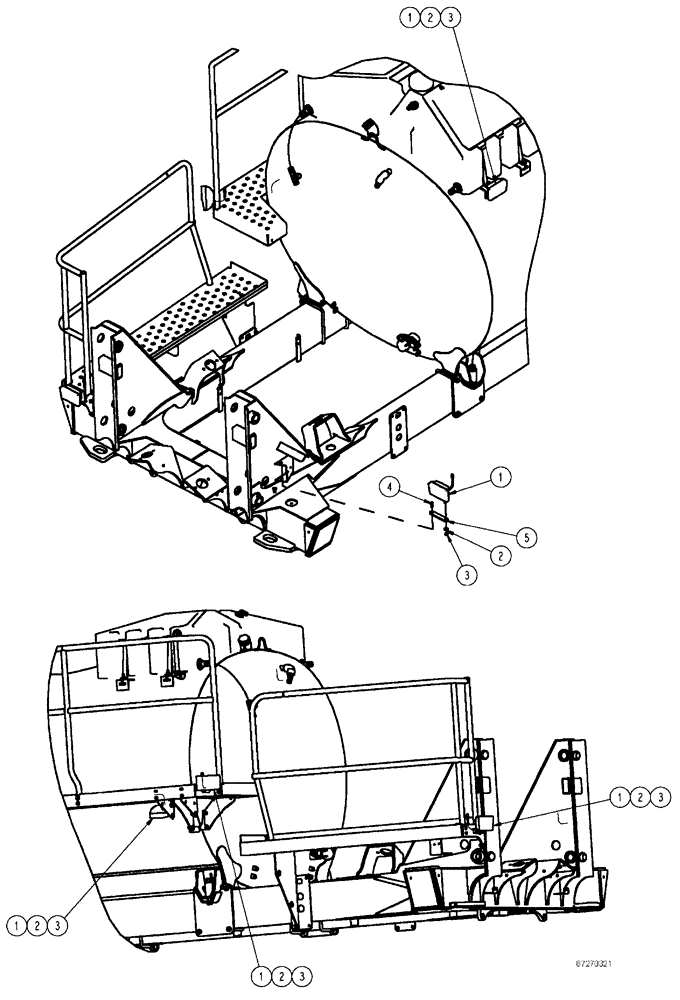 Схема запчастей Case IH SPX4410 - (11-054) - LIGHT GROUP, BOOM Options