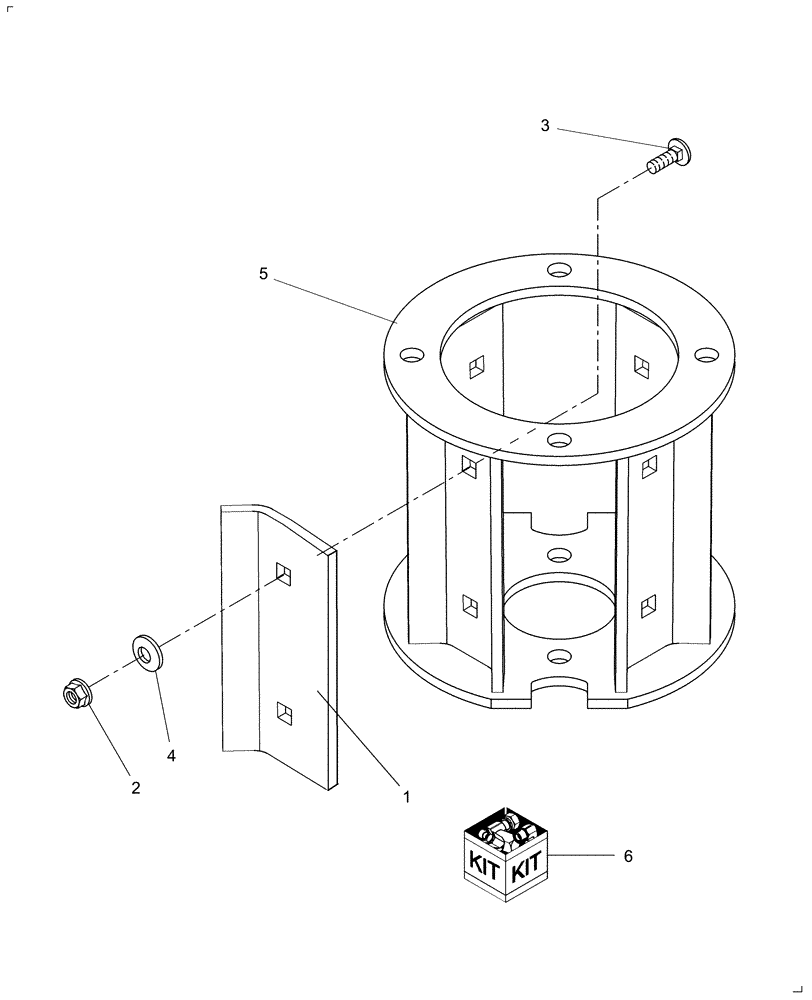 Схема запчастей Case IH DC132F - (18.06) - CANE PADDLE KIT Attachments