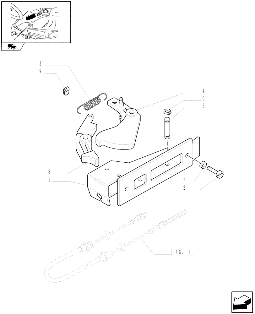 Схема запчастей Case IH FARMALL 75C - (1.92.82[02]) - LIFTER OUTER CONTROLS (10) - OPERATORS PLATFORM/CAB