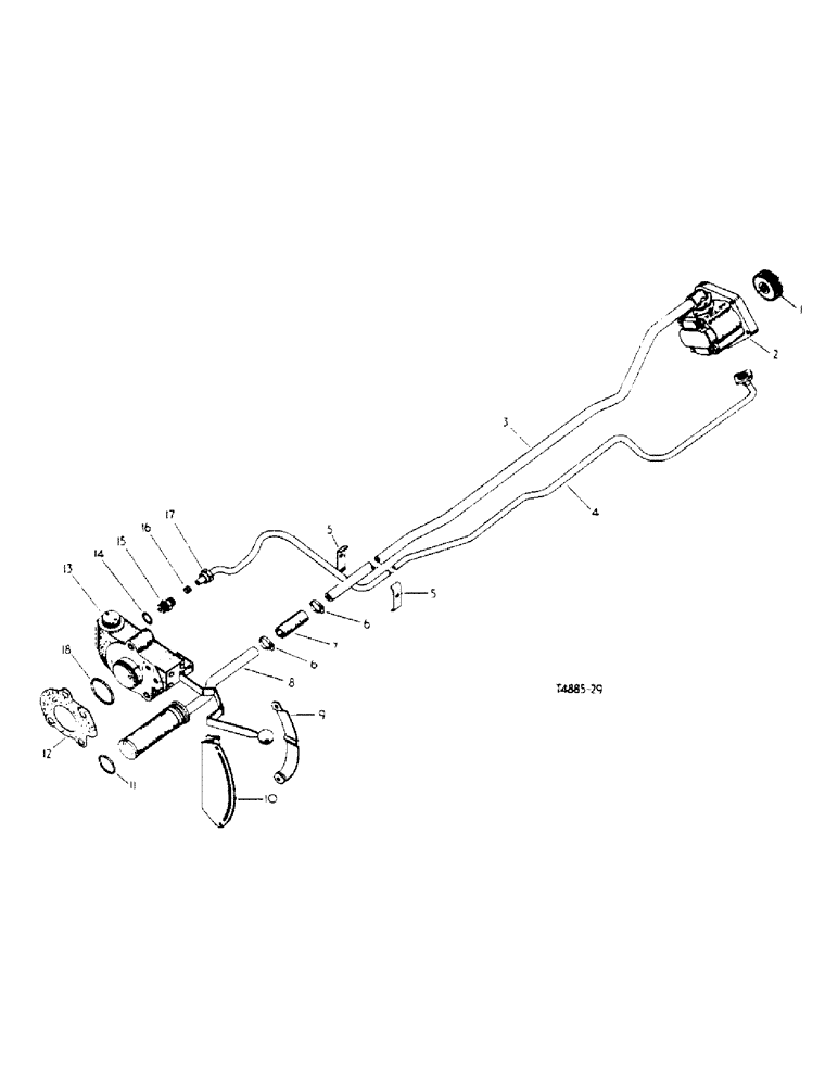 Схема запчастей Case IH 434 - (5-04) - HYDRAULIC LIFT ATTACHMENT, HYDRAULIC PUMP AND CONTROL VALVE - HYDRAULIC ATTACHMENTS (08) - HYDRAULICS