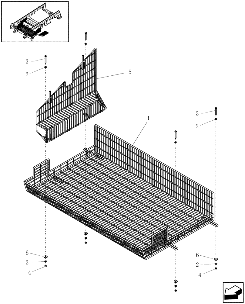 Схема запчастей Case IH 8120 - (90.114.07) - SHIELD, FAN BOTTOM (90) - PLATFORM, CAB, BODYWORK AND DECALS