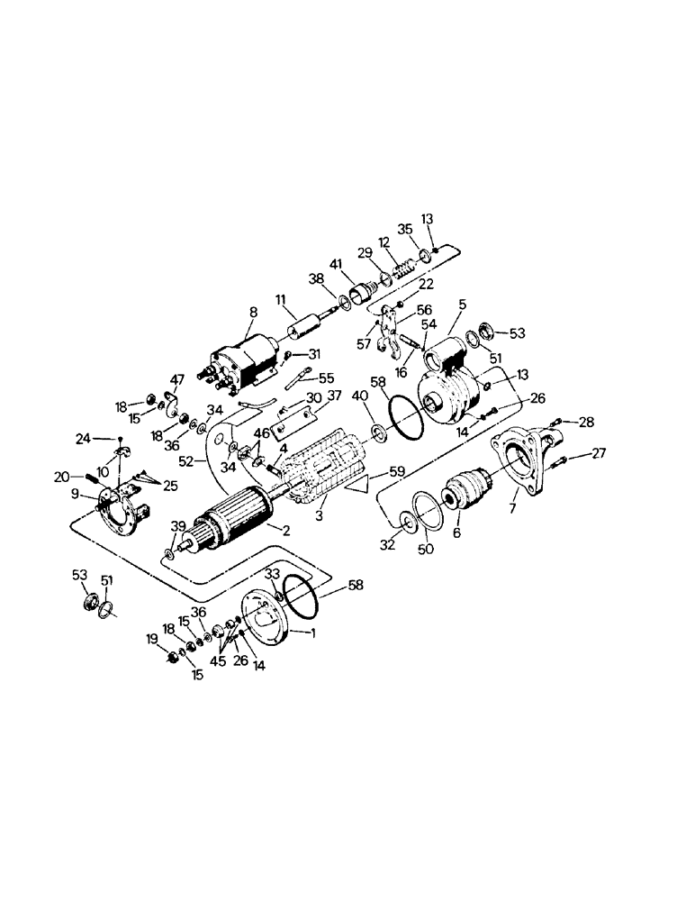 Схема запчастей Case IH KS-325 - (02-05) - STARTER ASSEMBLY (06) - ELECTRICAL