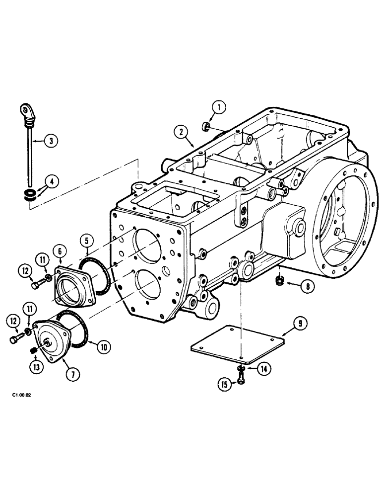 Схема запчастей Case IH 2150 - (6-014) - TRANSMISSION (06) - POWER TRAIN