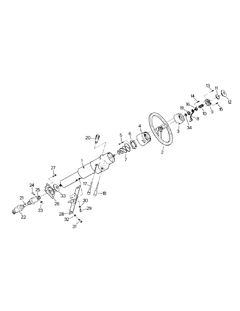 Схема запчастей Case IH STEIGER - (01-17) - STEERING COLUMN & MOUNTING (10) - CAB