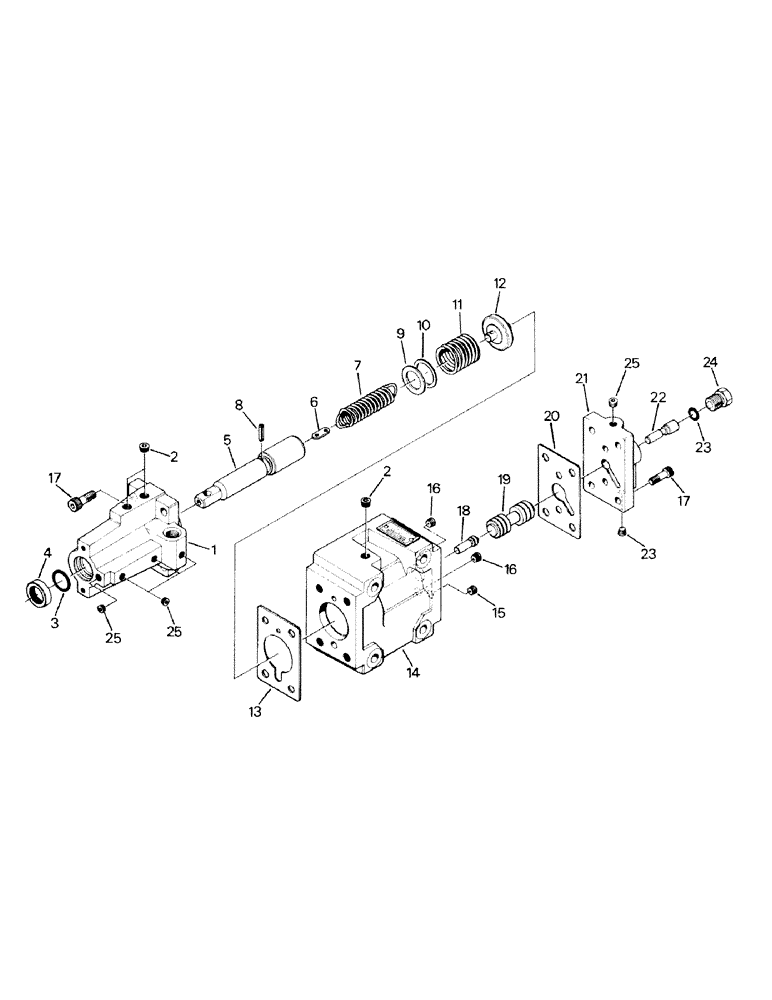 Схема запчастей Case IH STEIGER - (04-28) - TRANSMISSION CLUTCH CONTROL VALVE ASSEMBLY (04) - Drive Train