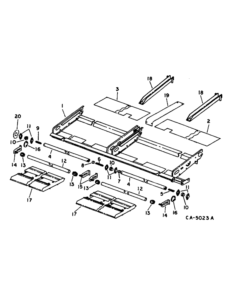 Схема запчастей Case IH 810 - (B-06) - DRAPER HEADER, HEADER DRAPER EXTENSION (58) - ATTACHMENTS/HEADERS