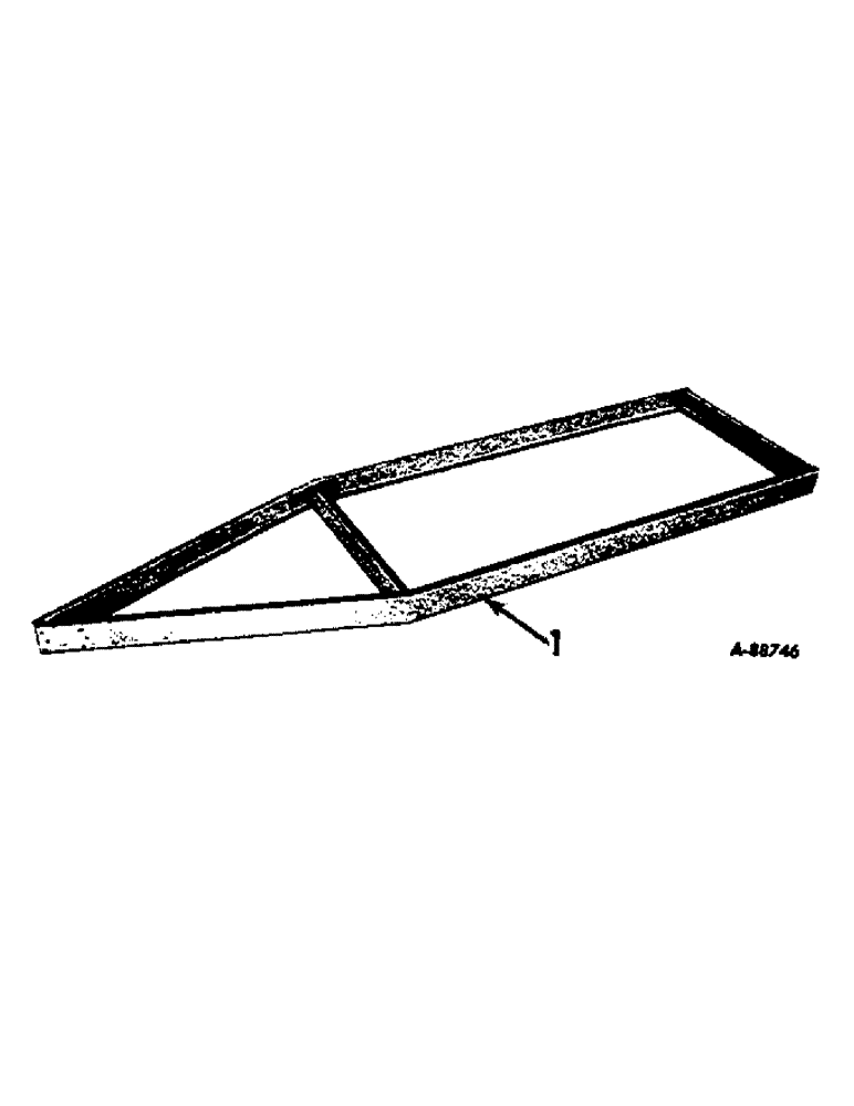 Схема запчастей Case IH VARIOUS - (B-167) - MAIN FRAME 