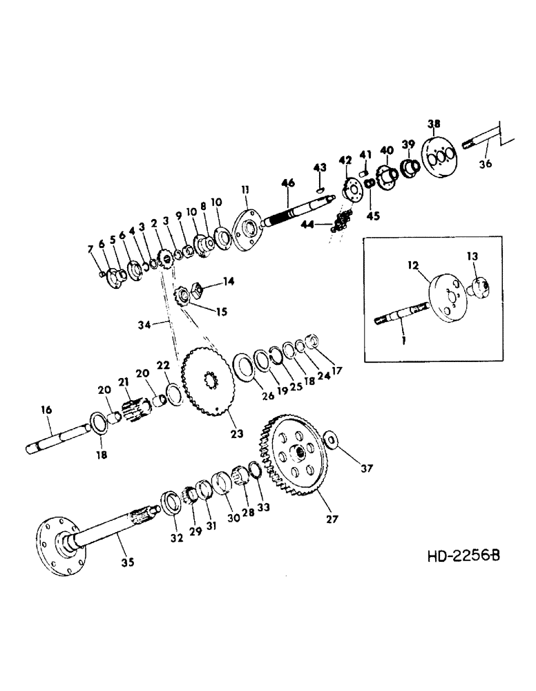 Схема запчастей Case IH 4000 - (07-09) - DRIVE TRAIN, FINAL DRIVE AND BRAKE DRUM (04) - Drive Train