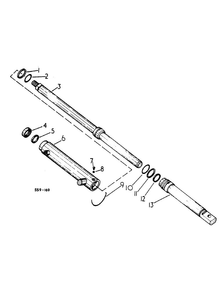 Схема запчастей Case IH 385 - (0A04-2) - POWER STEERING CYLINDER - FOR USE WITH CAMERON GARDNER LOADER (07) - HYDRAULICS