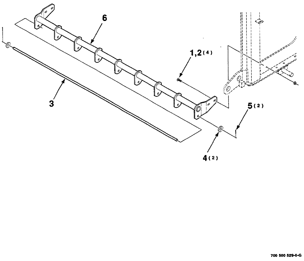 Схема запчастей Case IH RS561 - (09-036) - BELT GUIDE KIT Decals & Attachments