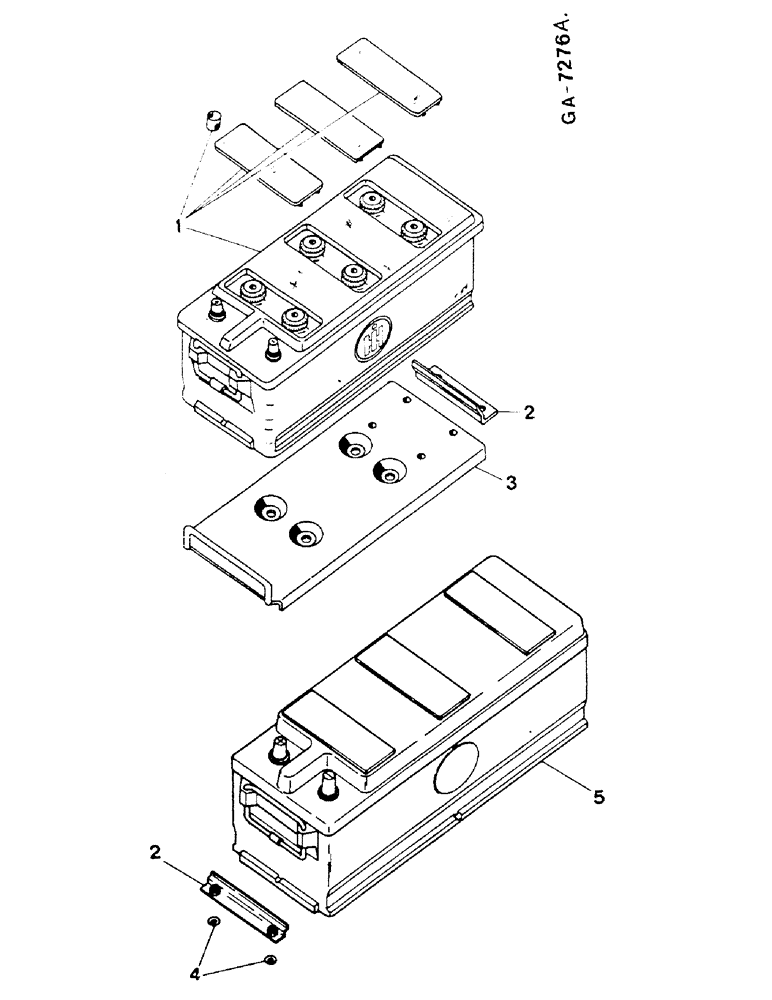 Схема запчастей Case IH 844S - (08-09) - BATTERY (06) - ELECTRICAL