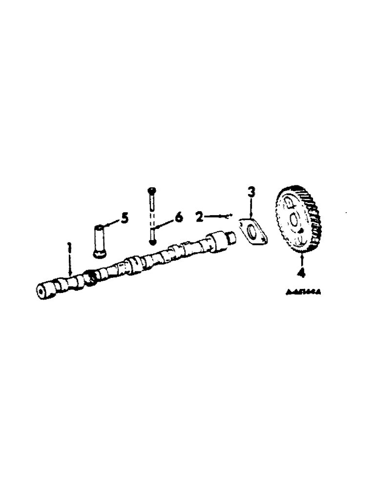 Схема запчастей Case IH C-146 - (D-05) - CAMSHAFT, CAMSHAFT GEAR AND RELATED PARTS 