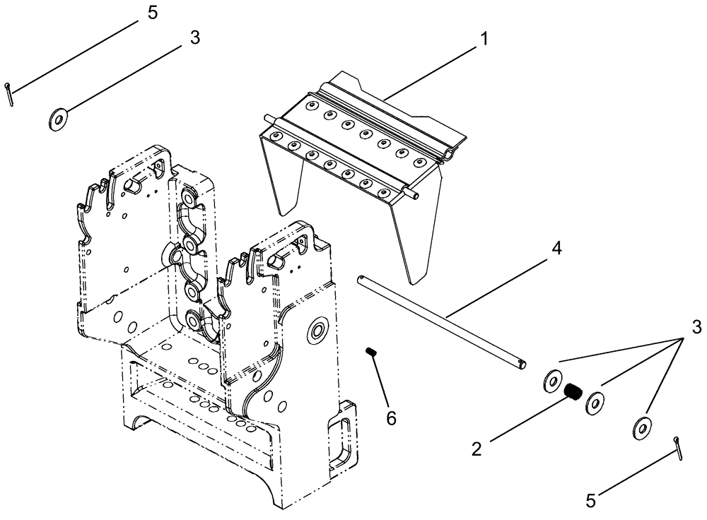 Схема запчастей Case IH MX210 - (06-53) - POWER TAKE OFF ASSEMBLY - SHIELDS (06) - POWER TRAIN