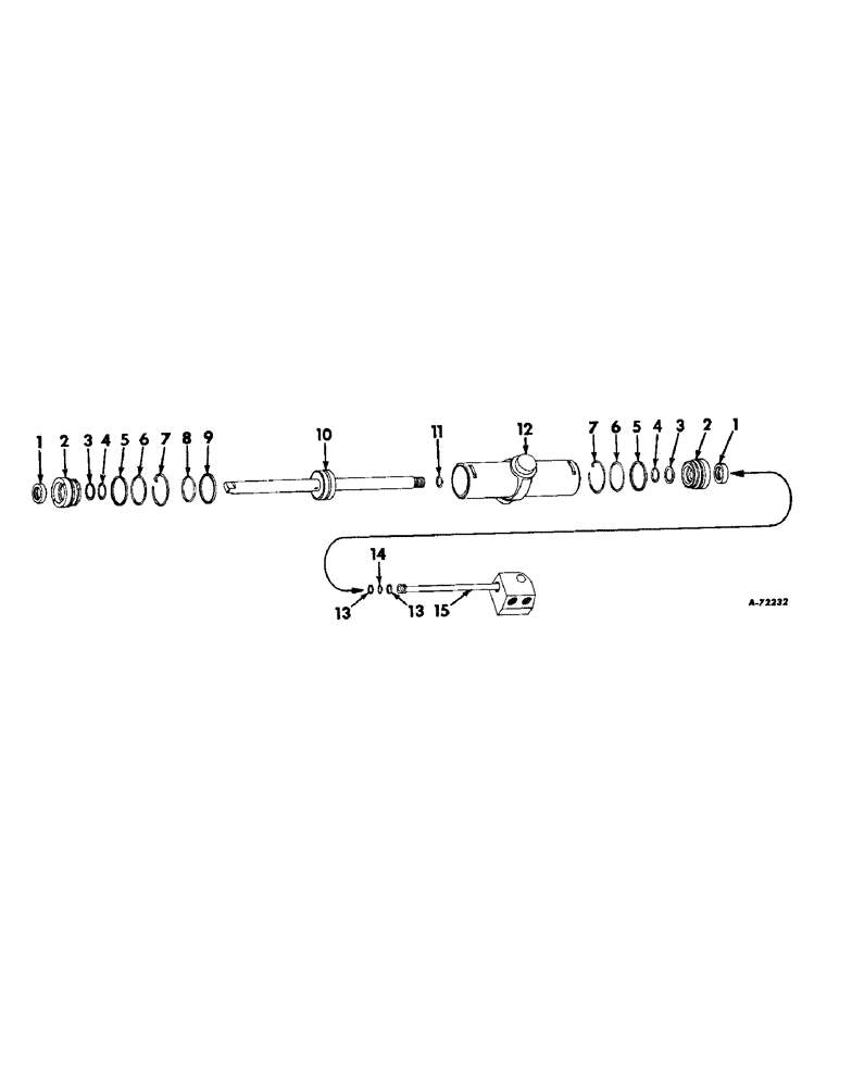 Схема запчастей Case IH 664 - (10-11) - HYDRAULICS, POWER STEERING CYLINDER (07) - HYDRAULICS