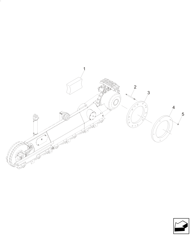 Схема запчастей Case IH A8800 - (48.130.AO[02]) - STABILITY KIT (8800) (48) - TRACKS & TRACK SUSPENSION