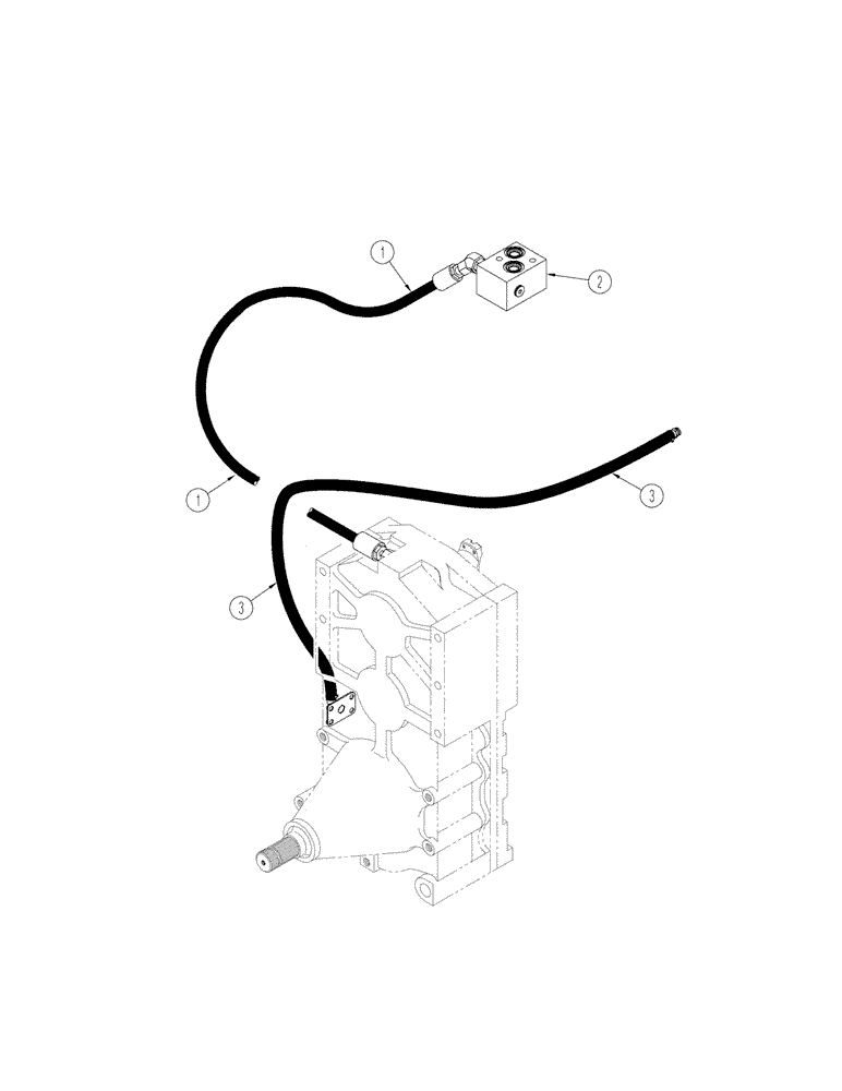 Схема запчастей Case IH STX450 - (01-16) - PICTORIAL INDEX - POWER TAKEOFF TRANSFER CASE LUBRICATION, WHEEL TRACTOR, WITH 500 SERIES AXLE (00) - PICTORIAL INDEX