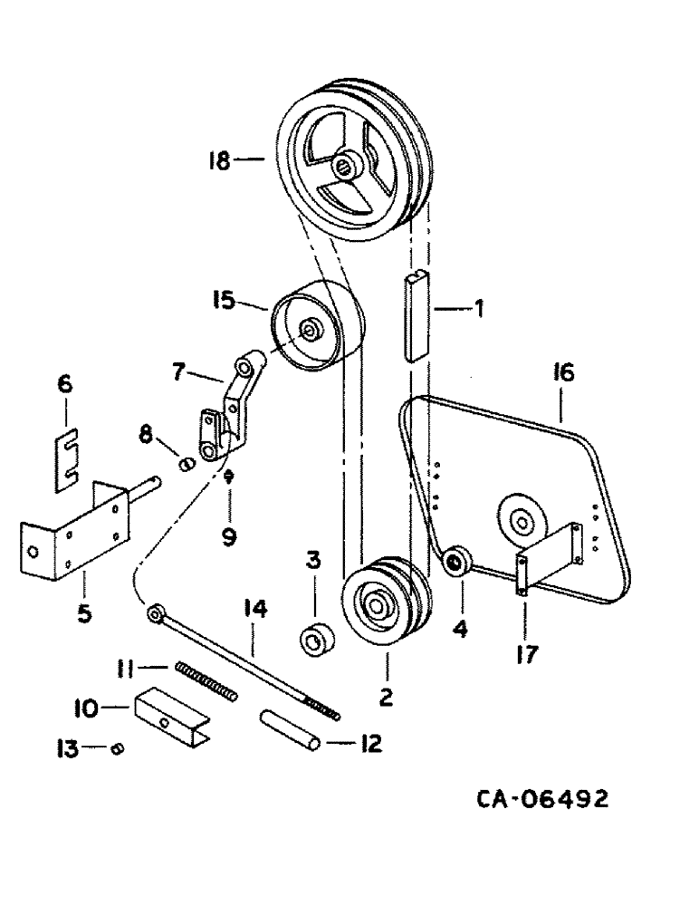 Схема запчастей Case IH 1460 - (20-17) - SEPARATOR, STRAW CHOPPER DRIVE Separation