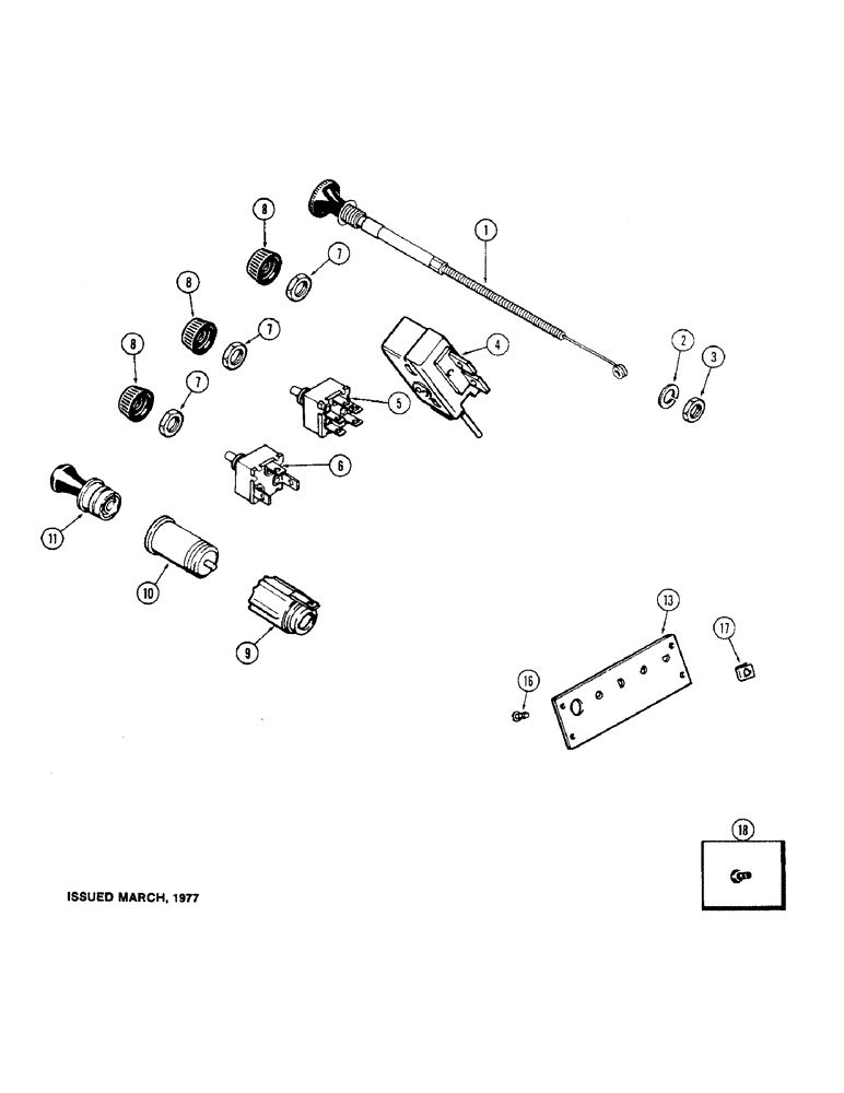 Схема запчастей Case IH 1570 - (304) - CAB, CONTROLS AND PANEL (09) - CHASSIS/ATTACHMENTS