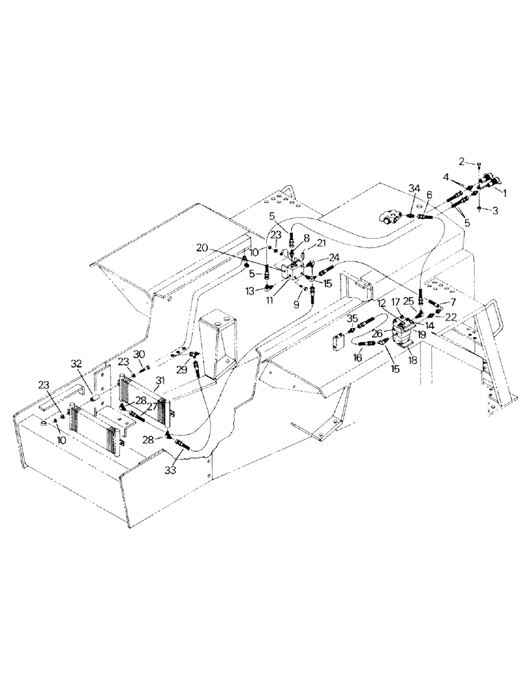 Схема запчастей Case IH KM-280 - (10-09) - HYDRAULIC MOTOR KIT, 35-1356T93 Options & Miscellaneous