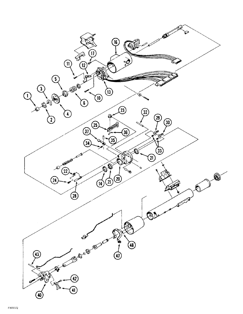 Схема запчастей Case IH 9390 - (5-06) - STEERING COLUMN ASSEMBLY (05) - STEERING