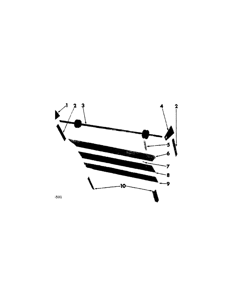 Схема запчастей Case IH 101 - (B-04[B]) - REAR ENDGATE, LIQUID MANURE 