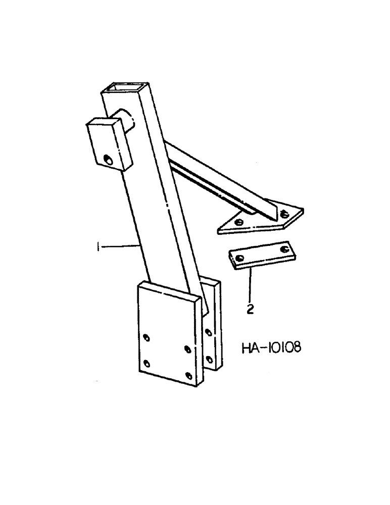 Схема запчастей Case IH 645 - (C-15) - 645 VIBRA CHISEL, 31-1/2 FOOT WING, ROCKSHAFT CYLINDER SUPPORT 