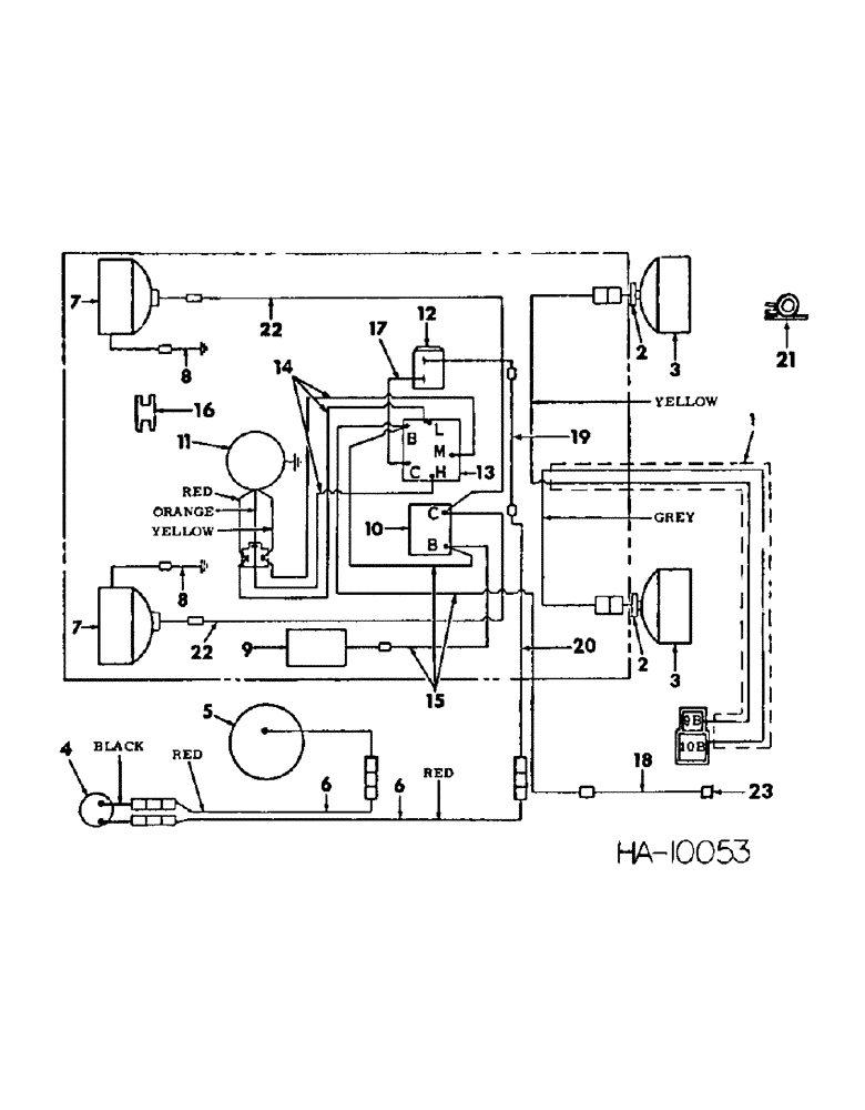 Схема запчастей Case IH 5000 - (08-27) - ELECTRICAL, OPERATORS CAB WIRING (06) - ELECTRICAL