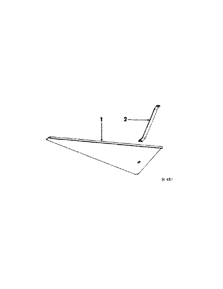 Схема запчастей Case IH 201 - (A-093[B]) - WINDROW DEFLECTOR SHIELD, CANVAS AND PEA BAR PLATFORM, NOT AUGER PLATFORM (58) - ATTACHMENTS/HEADERS