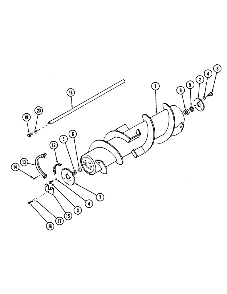 Схема запчастей Case IH 48FEB - (10) - AUGER, 48 FEB SNOW THROWER 