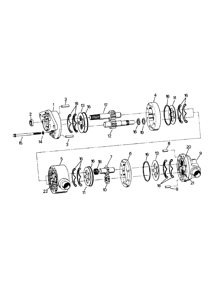 Схема запчастей Case IH PTA297 - (08-21) - PTA 296 & PTA 297 HYDRAULIC PUMP (07) - HYDRAULICS