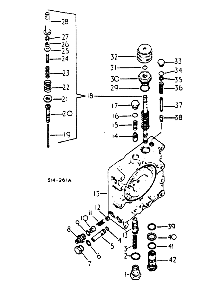 Схема запчастей Case IH HYDRO 84 - (10-18) - HYDRAULICS, MUTIPLE CONTROL VALVE (07) - HYDRAULICS