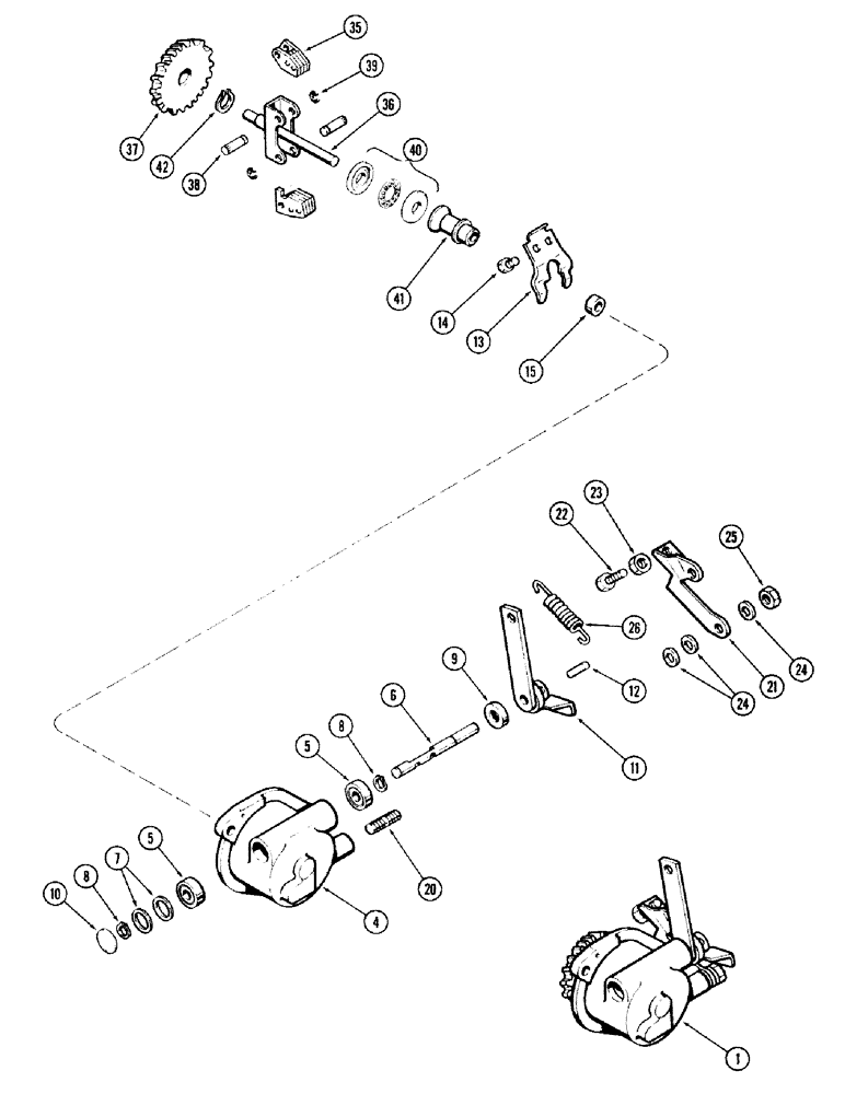 Схема запчастей Case IH 870 - (058) - GOVERNOR, (301B) SPARK IGNITION ENGINE (03) - FUEL SYSTEM