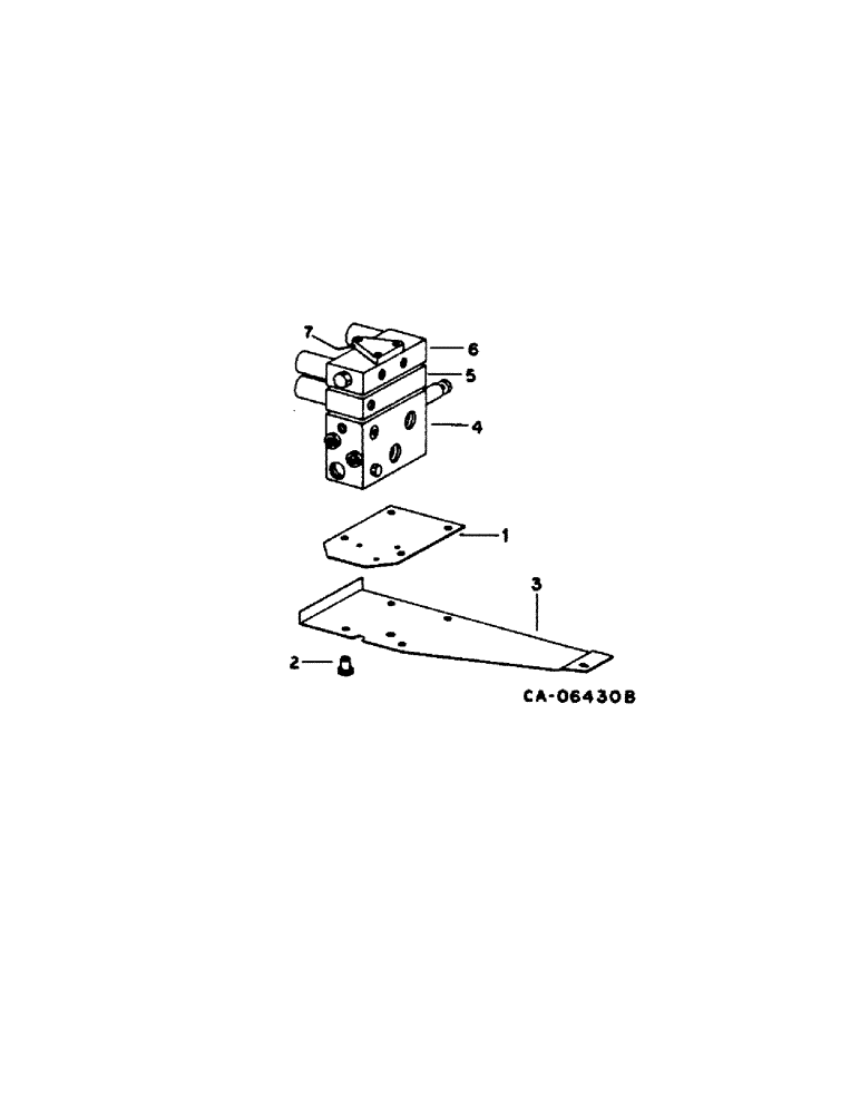 Схема запчастей Case IH 1420 - (10-34) - HYDRAULICS, CONTROL VALVE (07) - HYDRAULICS