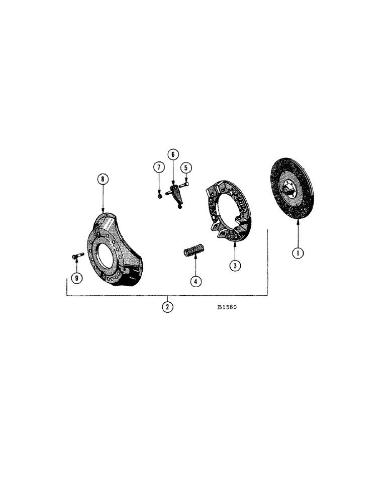 Схема запчастей Case IH 1010 - (258) - CLUTCH, TWELVE PRESSURE PLATE SPRINGS (18) - CLUTCH