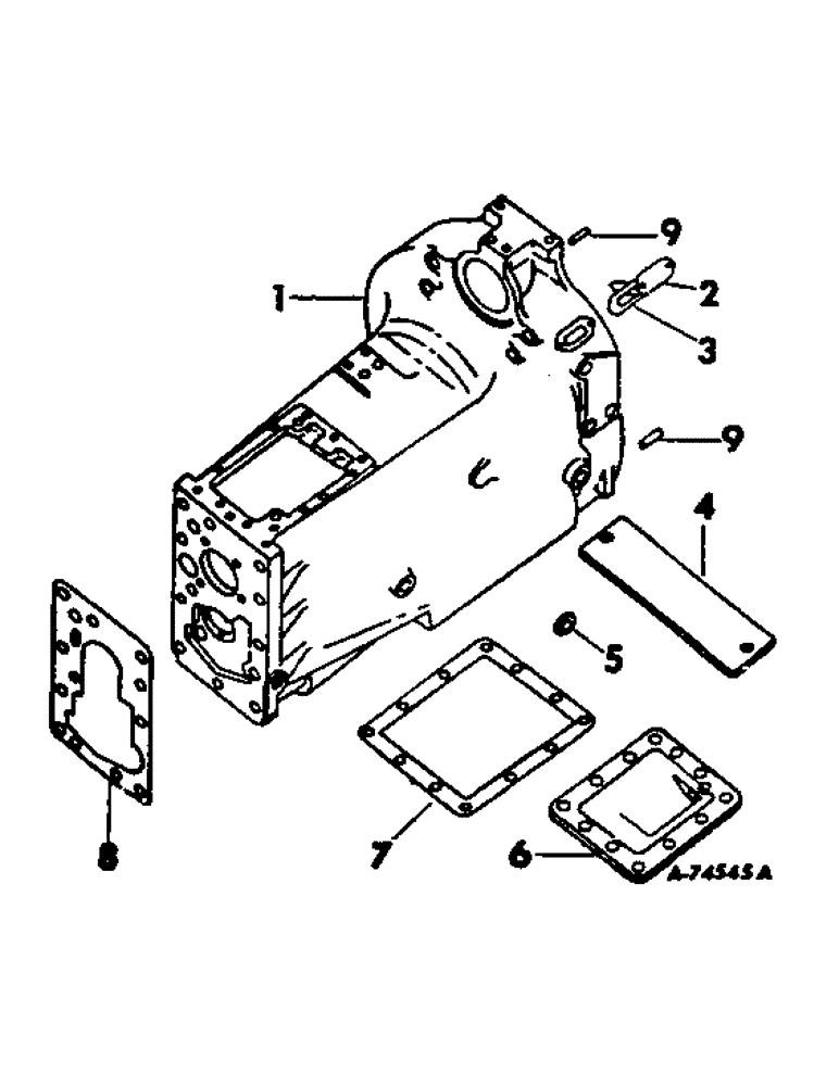 Схема запчастей Case IH 1568 - (07-02) - DRIVE TRAIN, CLUTCH HOUSING AND COVERS (04) - Drive Train